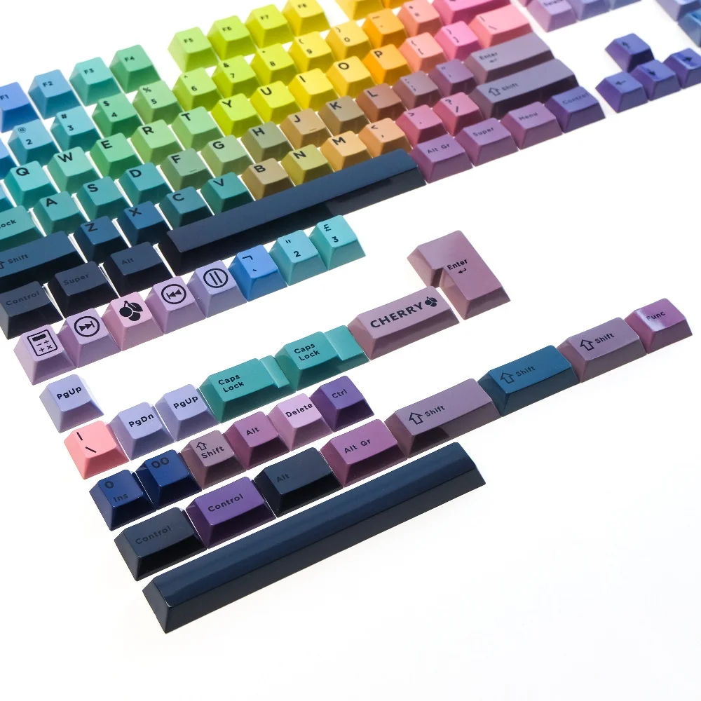 

Aurora Keycap PBT Sublimation Customized Button Imitation Porcelain Glossy Original Highly Personalized Compatible EZ60/63