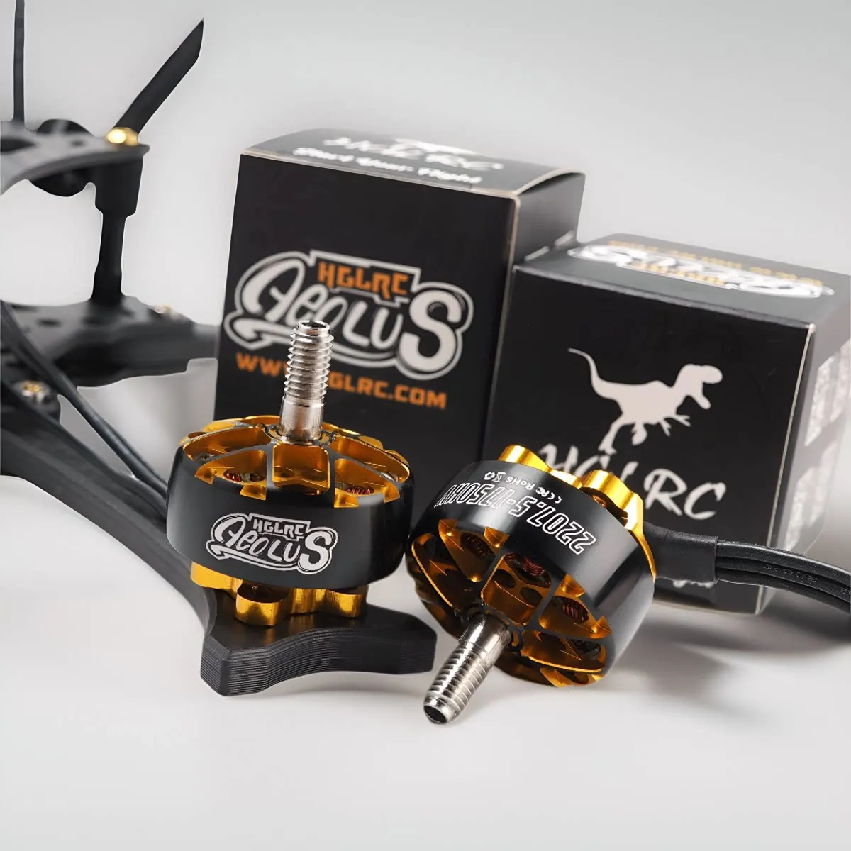 FPV Bone Dragon HGLRC Aeolus 2207.5 Crossing Machine, Competition Motor 1750KV Brushless Motor