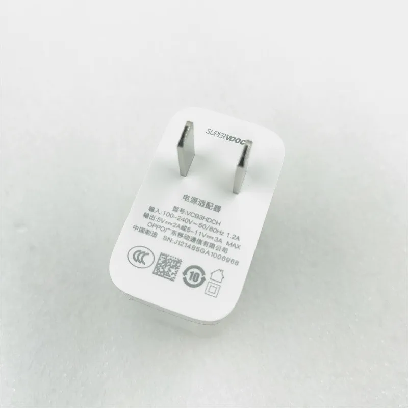 Original 33W Supervooc 2.0 Fast Charger US EU Wall Adapter For OPPO A96 Find N X K9X R11 R17 Reno 7 se 6 Pro 1M USB Type-C Cable