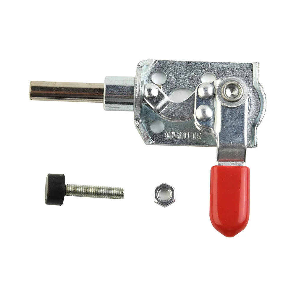 GH301-CR Lever Operated Push Pull Unit for Toggle Clamp Function Plastic Coated Grip for Secure Handling During Frequent Use