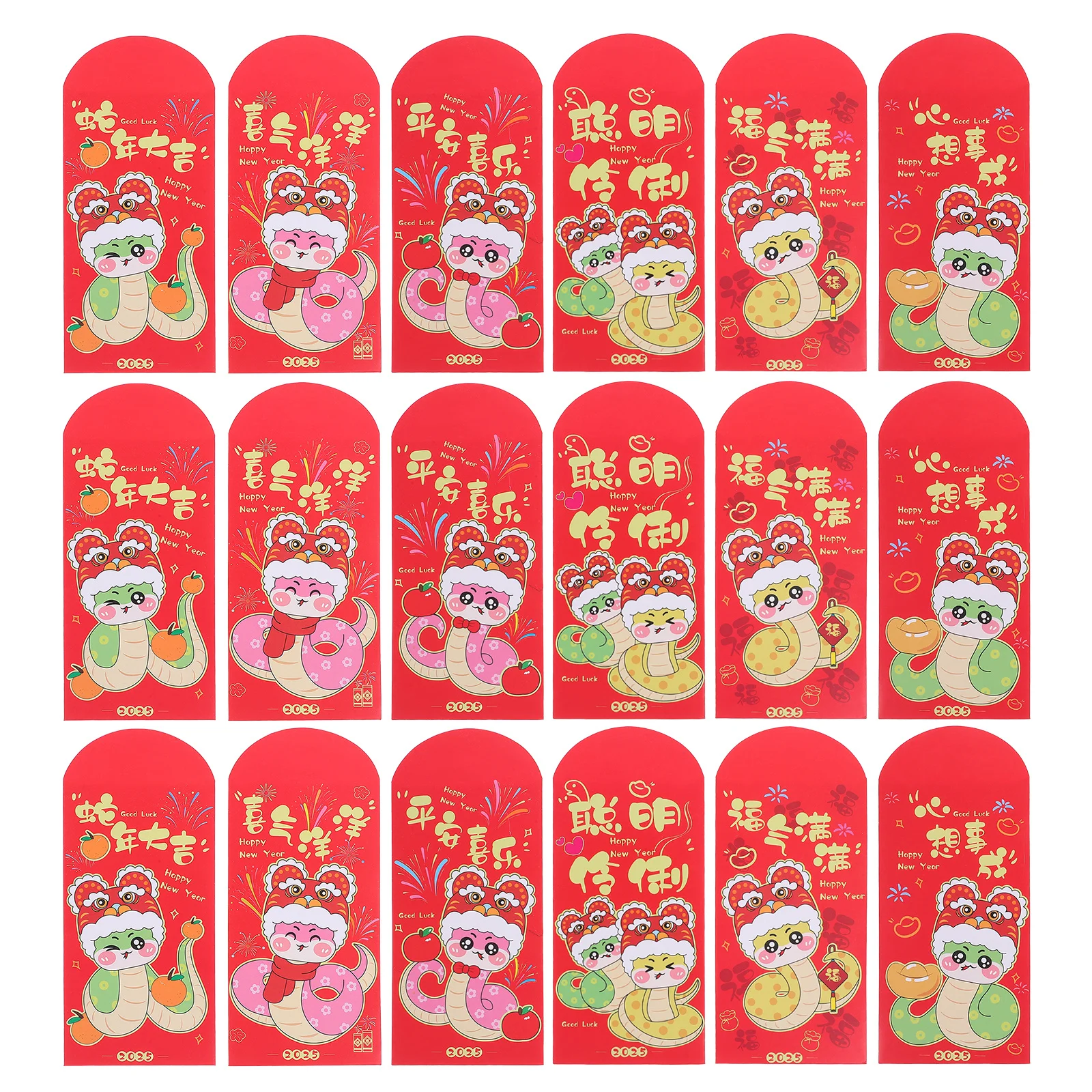 30pcs Red Envelope Chinese New Year Money Envelopes For Spring Festival Wedding Birthday Graduation Holiday Gift Packaging