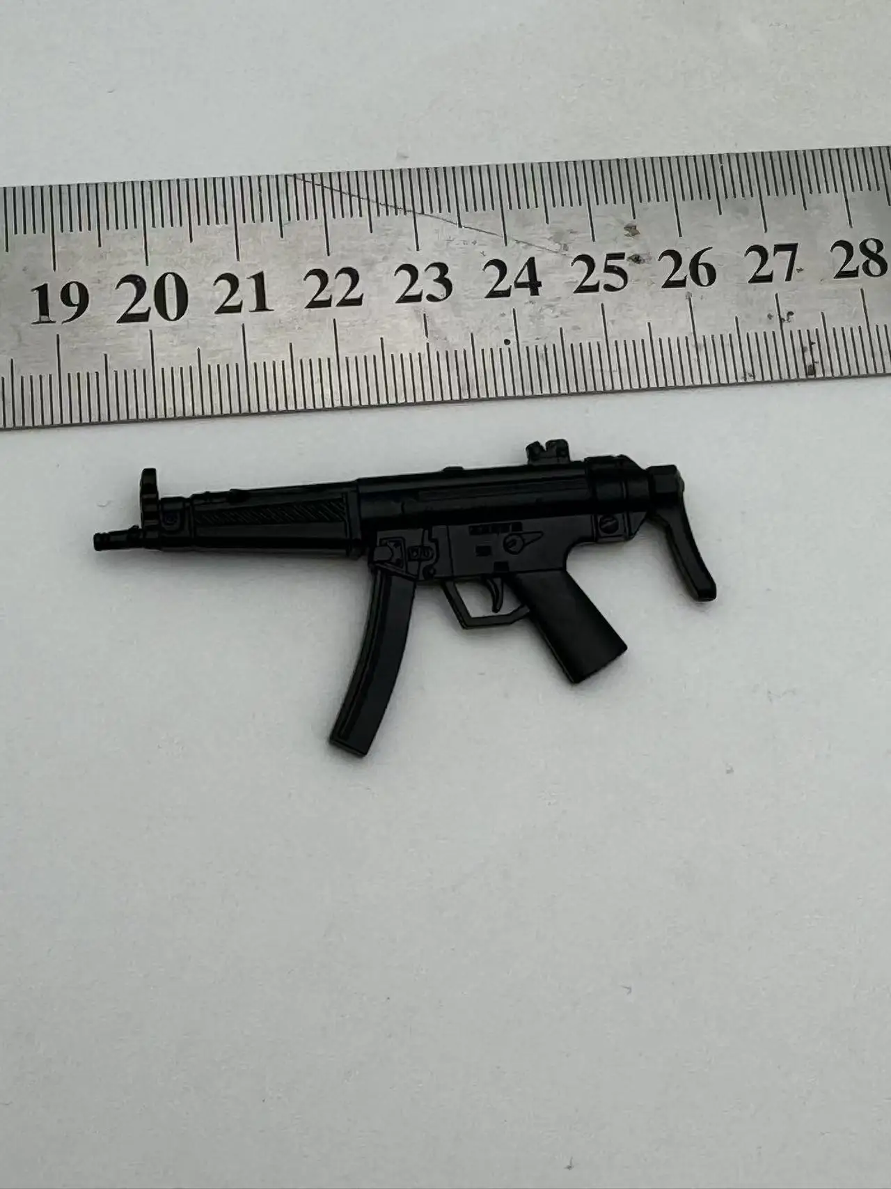 1/6 مقياس سلاح عمل الشكل الملحقات نموذج دمية 1/6 الجنود الملحقات 1 إلى 6 مايكرو لكمة MP5 MP5K نموذج بندقية سوداء