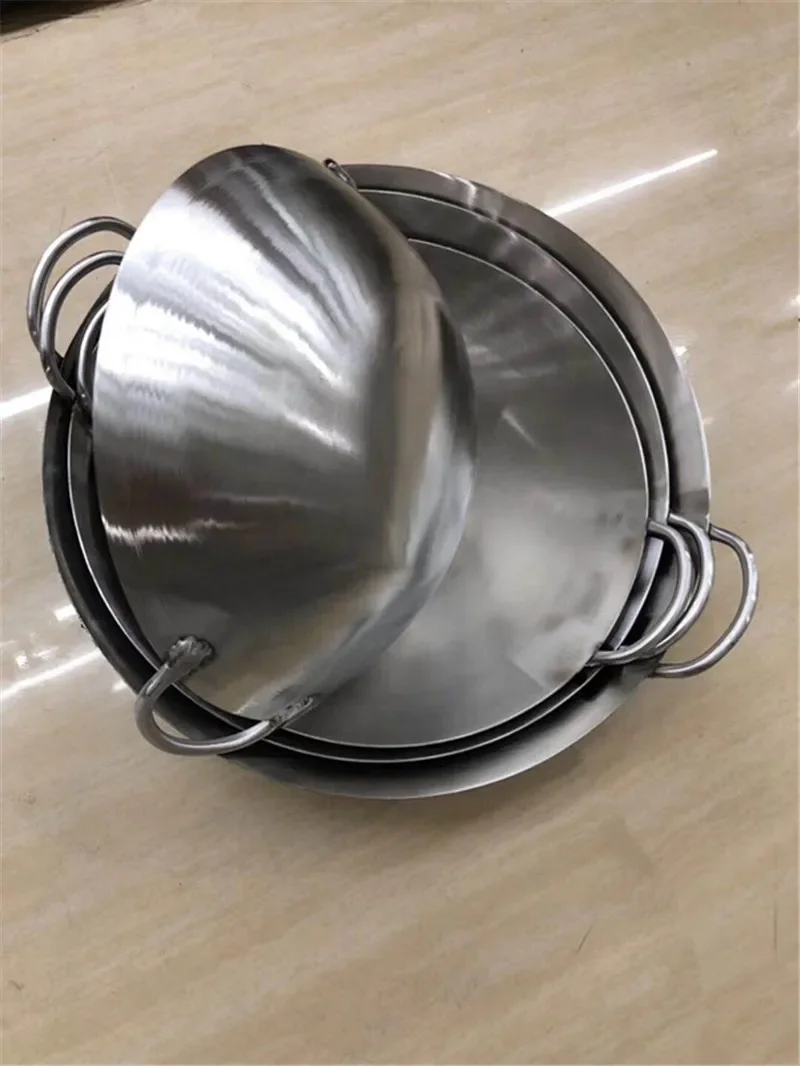 304 stainless steel wok 50 60 - огляд і ціна Camping Cooking Without Gas