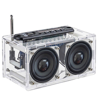 NEW DIY Bluetooth Speaker Kit with FM Radio 87.5-108MHZ DIY Soldering Project Practice Electronic Kit TF U Disk Solder Assembly