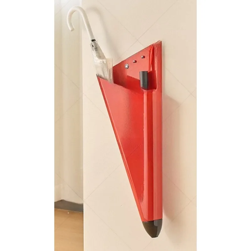 Wall-mounted entrance storage creative umbrella wall lamp household umbrella storage rack