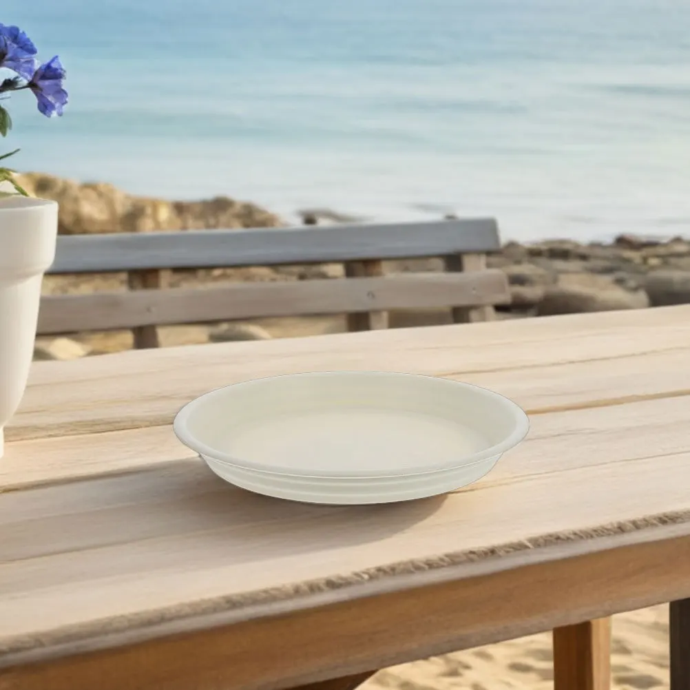 

4Pcs Thickened Round Plastic Plant Saucer Flower Pot Drip Tray Water Catcher Garden Indoor Outdoor Pot Base Planter Saucer