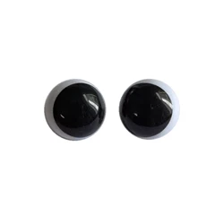 20pcs/lot black and white eye crooked pupil eye kernel plush toy doll crochet bear doll button eye bead DIY accessories