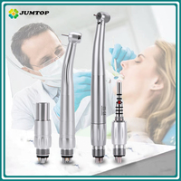 Dental LED Fiber Optic High Speed Handpiece with 4 Holes/6 Holes Quick Coupling Coupler fit for NSK KAVO Dentistry Air Turbine