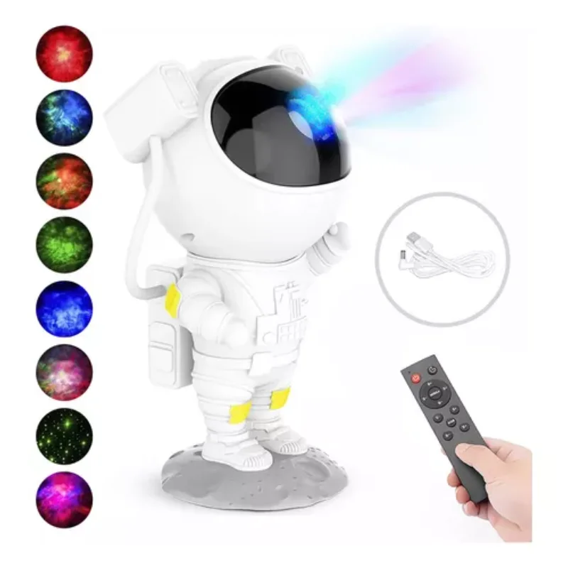 Astronaut Sky   Projector Night Light Structure Color White Screen Color Multiple Velvet Lights and Desk Lamps