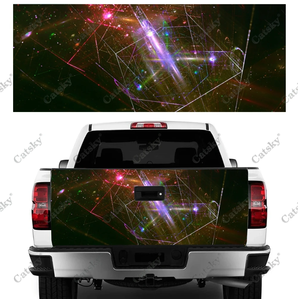 Polygonal geometry Car sticker rear car exterior modification vinyl self-adhesive painting for cars truck stickers