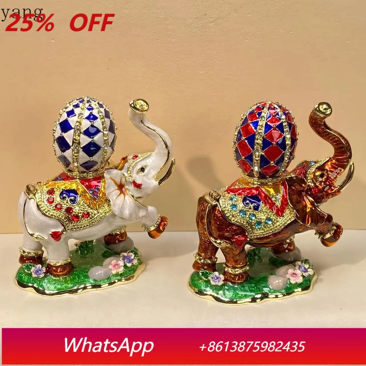 CX elephant ornament South East Asia style auspicious elephant merchandise gifts scenic souvenirs