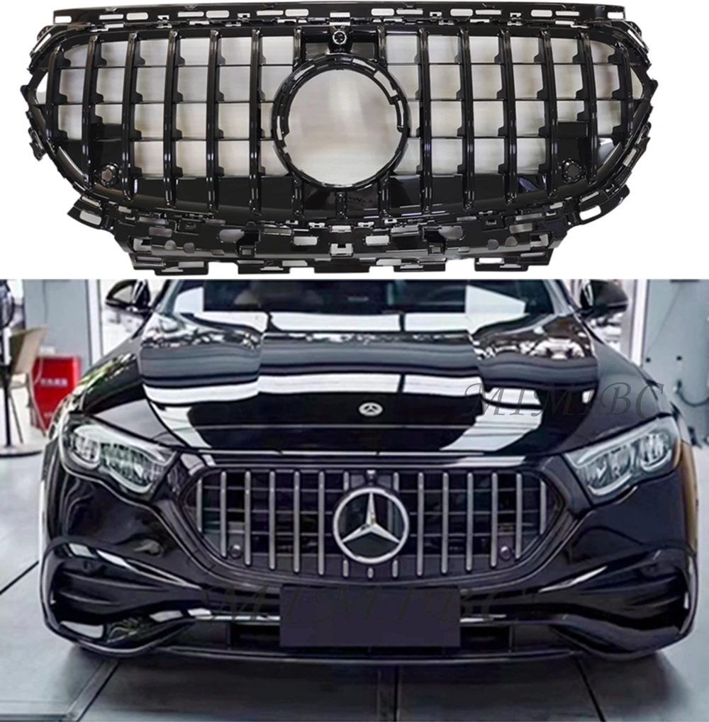 For Mercedes E Class Pre-facelift W214 E200 E260 E300 Front Radiator Grille fit  2024 - 2025