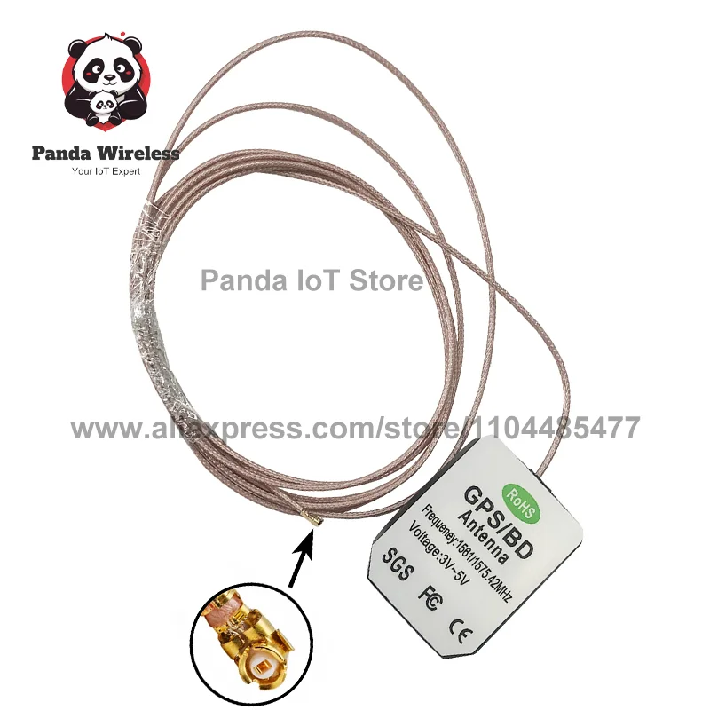 

2 шт. HX-WZGB2-5038-2000B1 BD GPS U.FL антенна автоматический антенный адаптер для активного навигационного спутникового позиционирования автомобиля