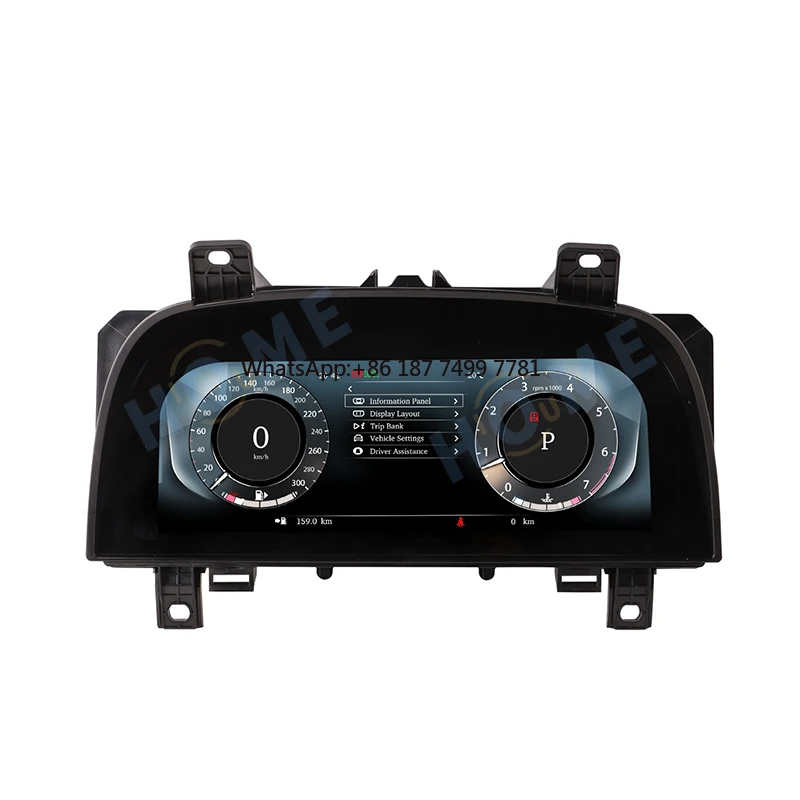 

Linux System 12.3 Inch Car Lcd Speedometers Dashboard Support CarPlay for.Rover Discovery 4 2010-2013 Cluster Digital