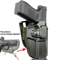 Universal OWB Holster,Green Holster,Fit Beretta/CZ/Glock/EAA /IWI/HK/Ruger/Springfield/Taurus,Right hand
