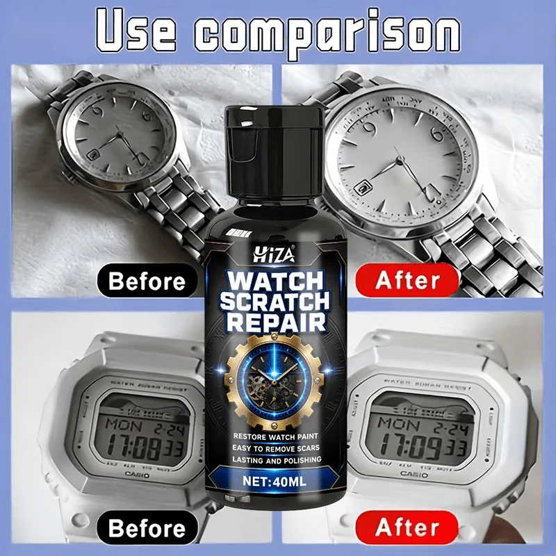 Crema para Relojes, Elimina Blandamente los Arañazos y Restaura el Brillo de Relojes, Piezas de Automóviles, Fundas de Teléfono, Uso Doméstico y Manualidades