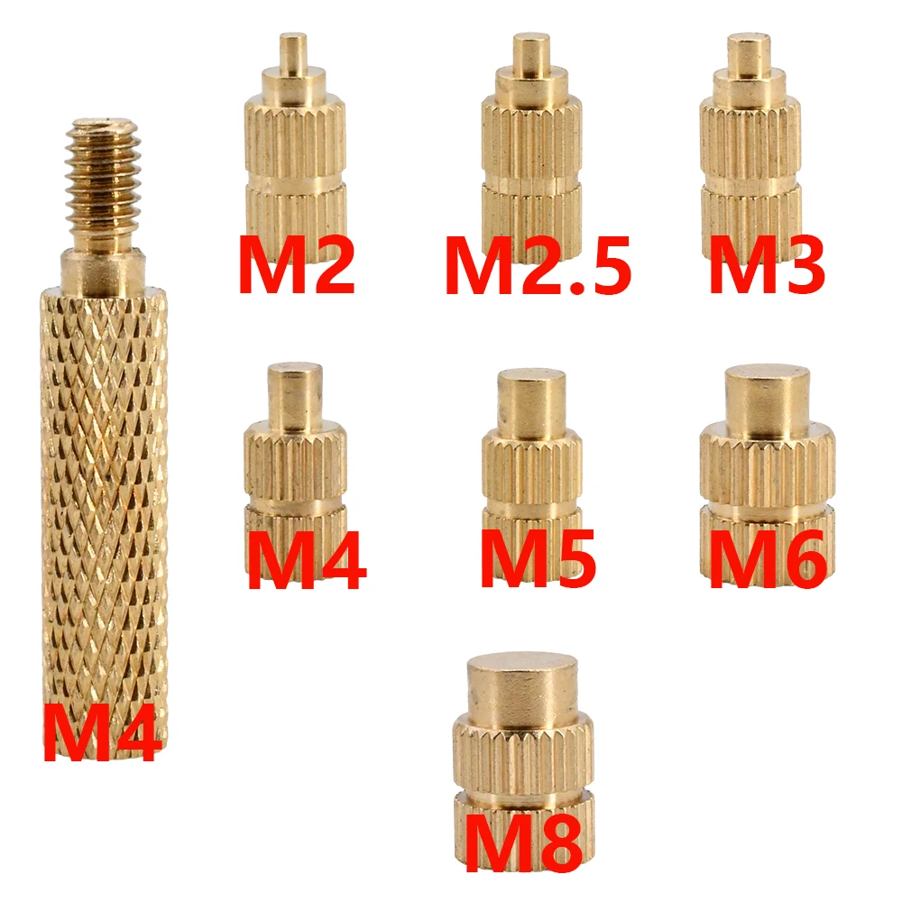 Наконечник паяльника M2 M3 M4 M5 M6 M8, стандартный набор тепла для 3D принтера, пластиковая паяльная медная вставка горячего плавления, гайки