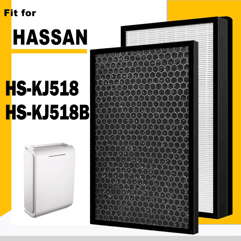 

Replacement HEPA Carbon Filter for HASSAN Air Purifier HS-KJ518/HS-KJ518B