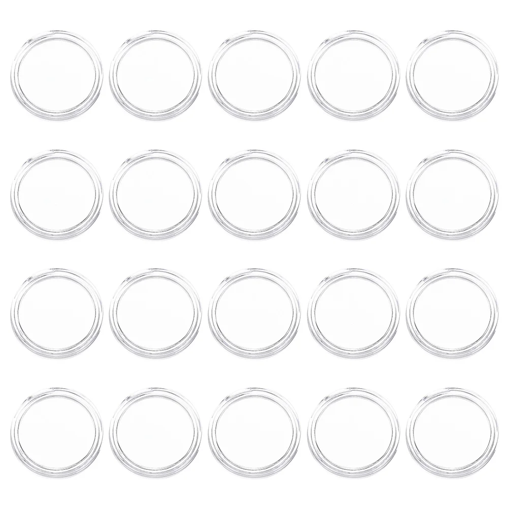100 Pcs Coin Collection Box Storage Organizer Holder Case Plastic Containers For Collectors Protector Capsule Gifts Exhibitions
