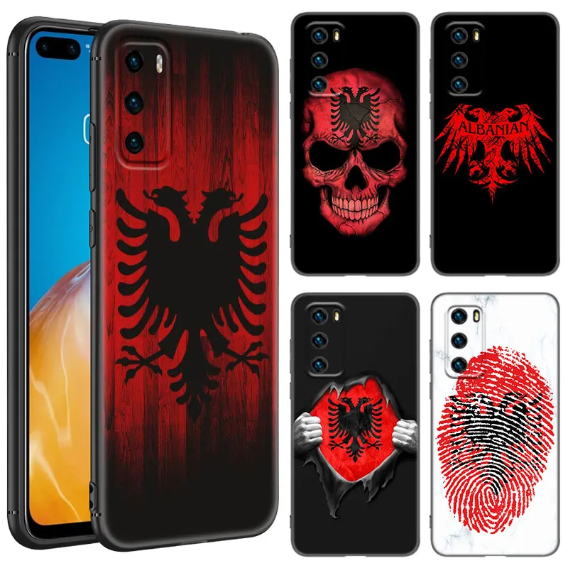 Albania Flag Phone Case For Huawei Pura 70 Ultra P20 P30 P40 Lite P60 Art P50 Pro P50E P Smart 2018 2019 2020 2021