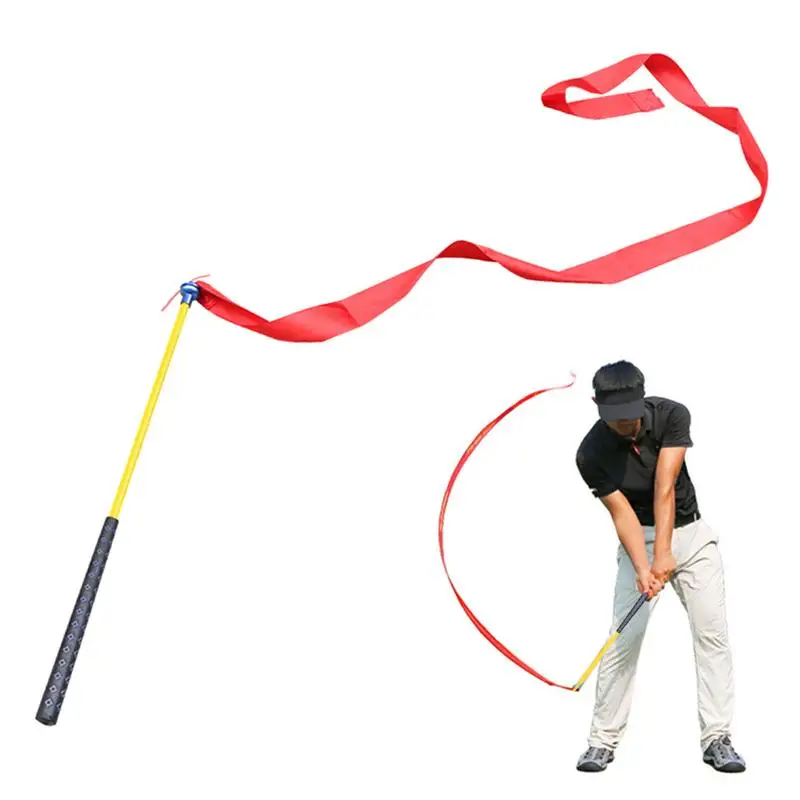 Golf Training Aid Golfer Gesture Correction Auxiliary With Ribbon Golfer Gesture Correction Auxiliary Golf Practice With Ribbon