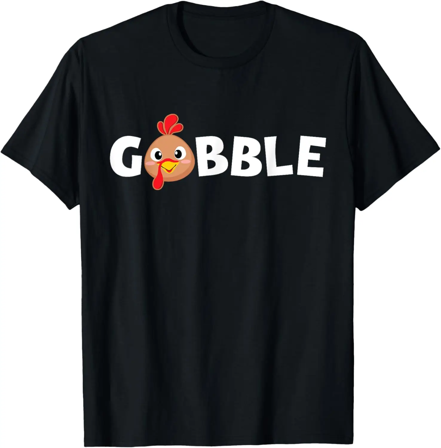 

Gobble Turkey Family Thanksgiving Turkey Face Friendsgiving T-Shirt