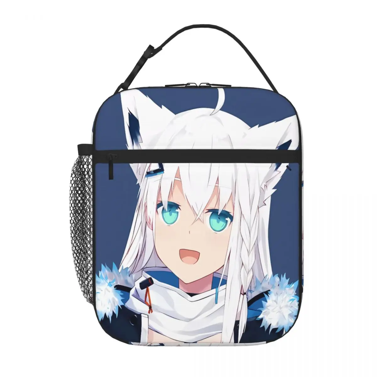 Bestselling Shirakami Fubuki - Hololive Fruit Print Food Cooler Bag Mountain Trip Outdoor Lunch Bag
