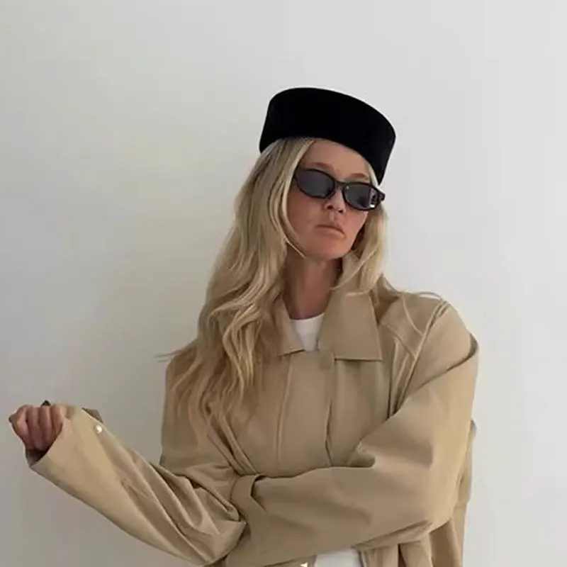 Französisch Wolle Baskenmütze Hut Für Frauen Winter Hüte Klassische Warme Kappe Baskenmütze Damen Beanie Cap Pillbox Hut Kleid Chapeu Sombrero Hombre – Detail 14