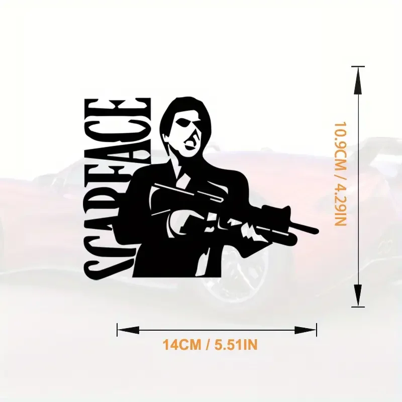 Scarface Vinyl Decal Sticker Automotive Trucks Laptop Vinyl Decal Sticker