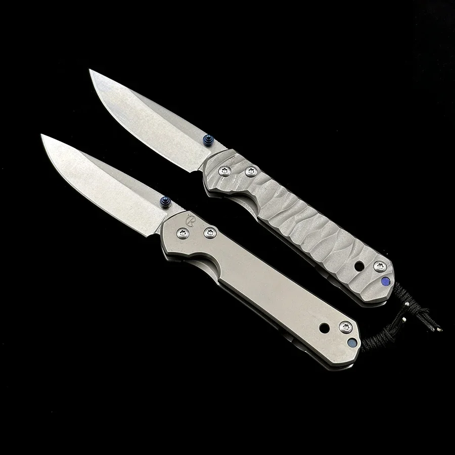 Chris Reeve Small Inkosi Titanium Handle Folding Knife Outdoor Camping Hunting Pocket EDC Tool Knife