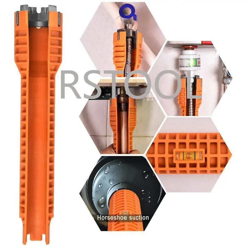 Llave de grifo, instalador de fregadero, tazón de inodoro, lavabo, baño, cocina, fontanería, más Herramientas de reparación e instalación