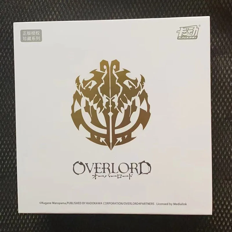 Original Overlord Collection Card Box Anime Characters Limited Edition Metal Hollow Out Cards TCG Game Toy Boy Hobby Gift