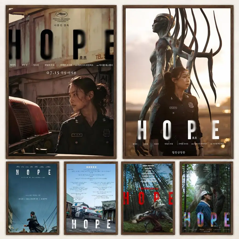 Sci-Fi Horror Movie Hope Poster Self‑Adhesive Waterproof Poster Sticker Coffee House Bar Wall Art Home Decor