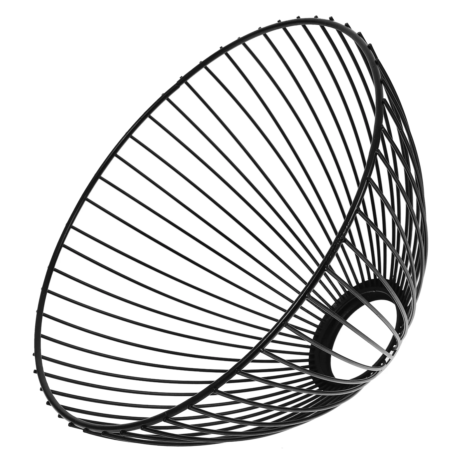 

Vintage Industrial Metal Cage Lamp Shade Black Retro Wire Lamp Cover for Ceiling Desk Living Room Light Fixture Replacement