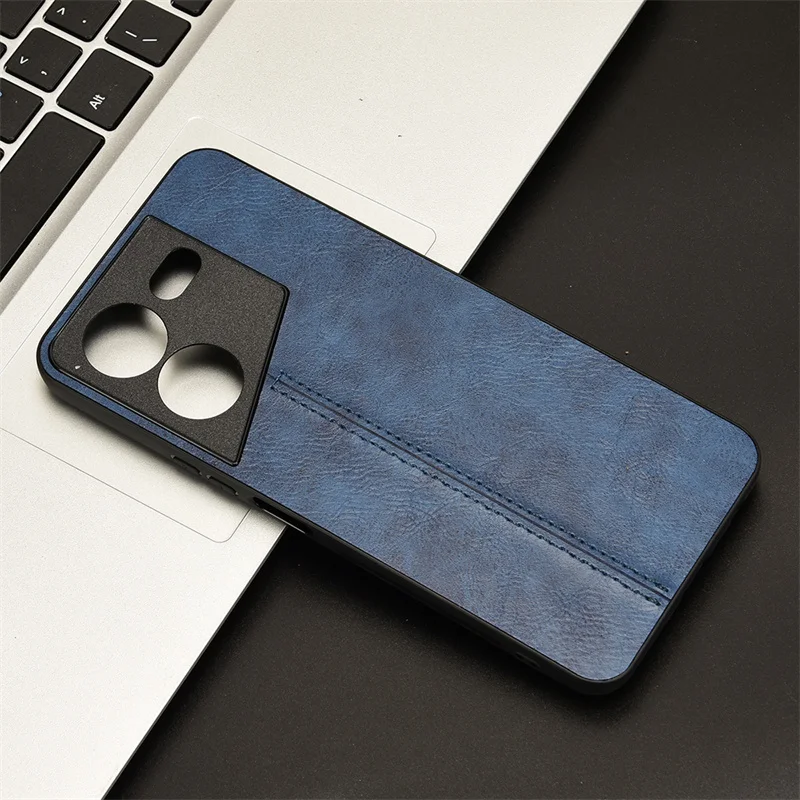 For Tecno Pova 5 Pro Case Suture Soft Edge PU Leather Hard Phone Cover For Tecno Pova5 Pro LH8n Case