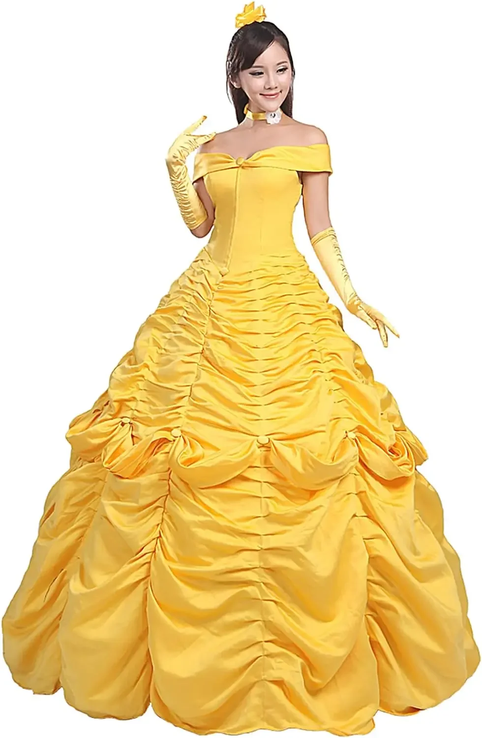 Beauty and Beast Prince Costume Halloween Princess Bell Costume Performance Princess Bell Dress  anime cosplay  cosplay costumes