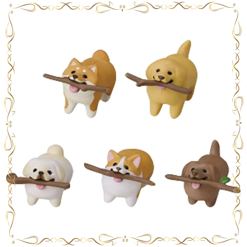 

Shiba Inu Shih Tzu Gashapon Data Cable USB Line Ornaments Ornament Action Figure Model Toys