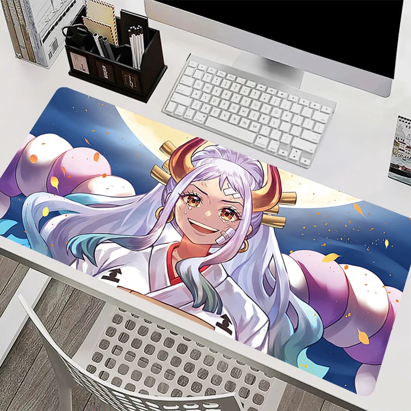 Mouse Pad PC Accessories Keyboard Pad Office Desk Mat Anti Slip Mousepad Rubber Tablet Pad One Piece Yamato Gaming Extended Pad