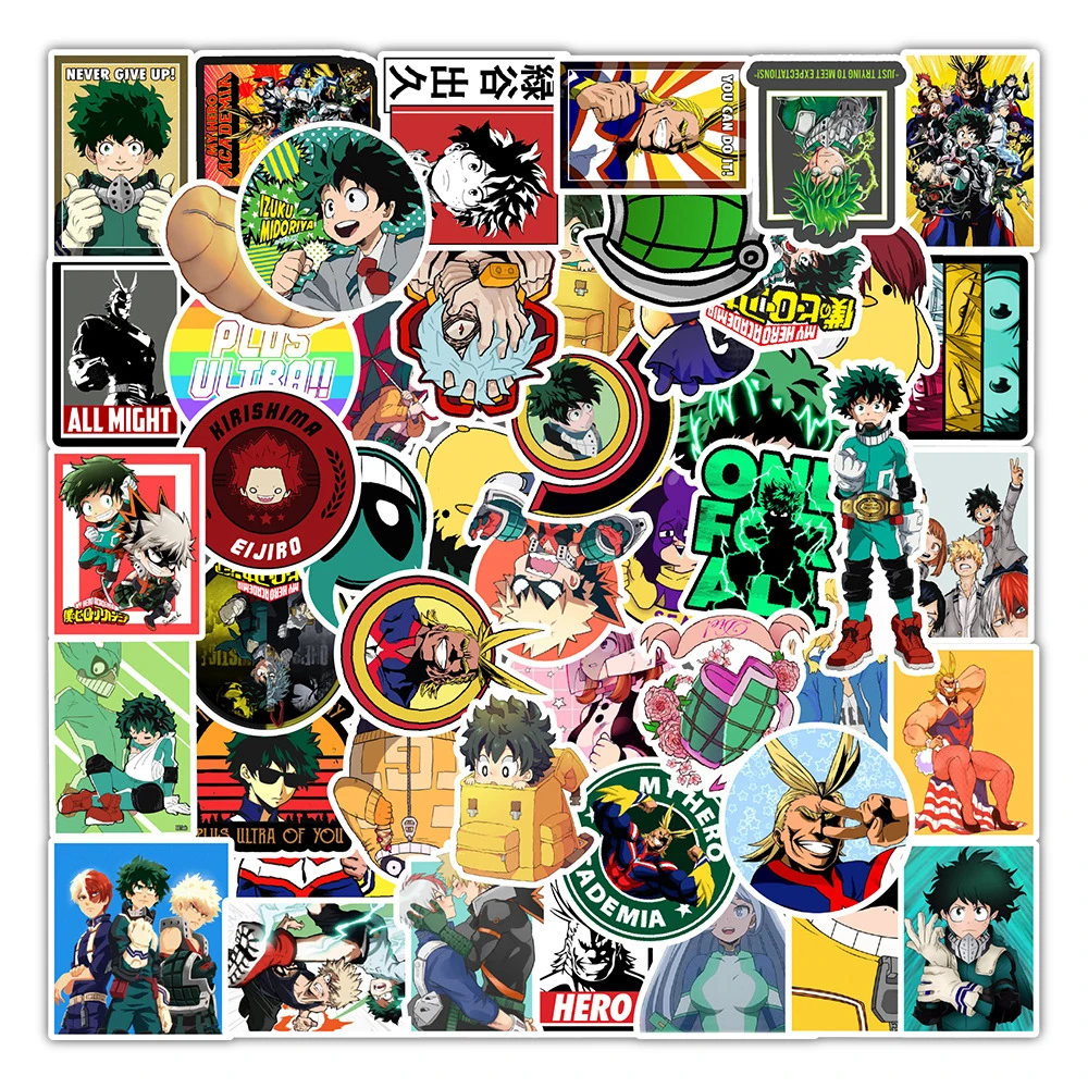 100pcs My Hero Academia Anime  - đánh giá và giá Phone Accessories Quotes