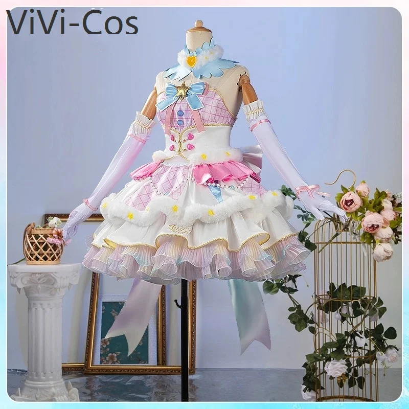 Aikatsu! Series Hoshimiya Ichigo Shining Declara Cosplay Costume Cos Game Anime Party Uniform Hallowen Play Role Clothes