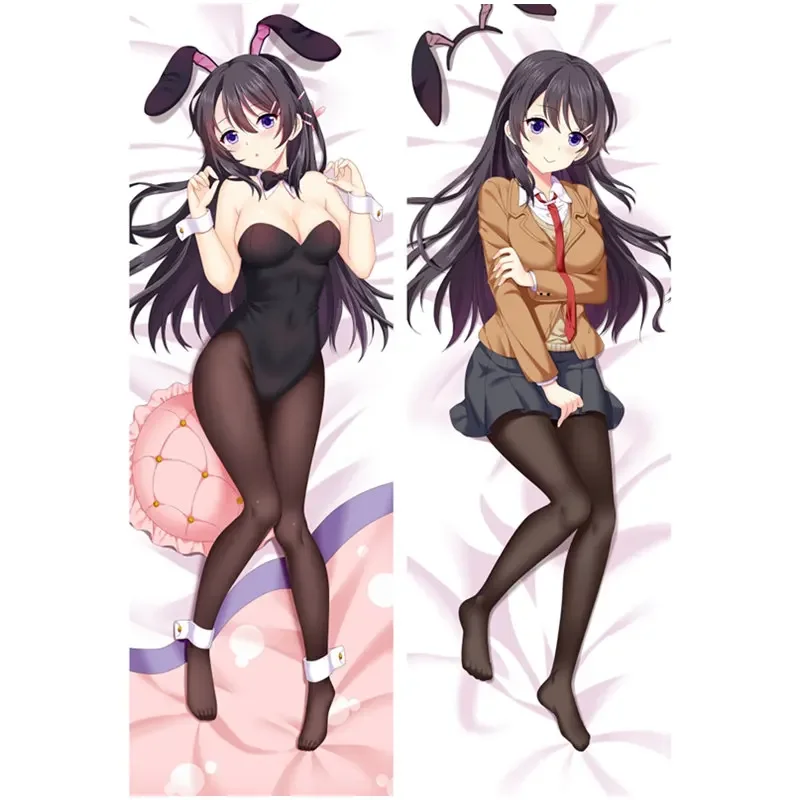 أنيمي الوغد هل Dakimakura حالة الوجهين ثلاثية الأبعاد طباعة السرير المعانقة غطاء وسادة للجسم الكرتون وسادة حالة العناق.. Otaku