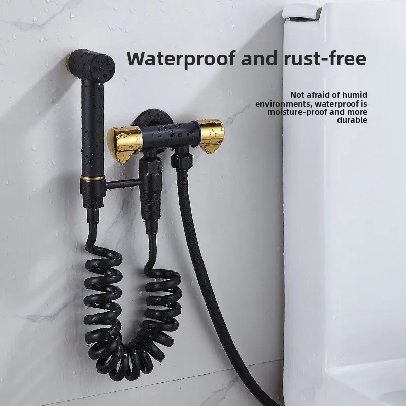 

Toilet toilet wash set toilet significant other one in two out flusher high pressure booster cleaner