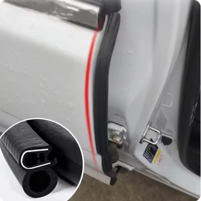 

2m Rubber Edge Guard Sealing Strip Universal Soundproof Sealing Strips Car Door Anti-collision Waterproof Sealings Parts