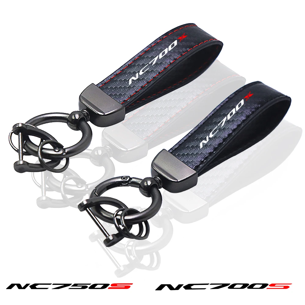 Motorcycle for honda nc750x nc700x nc750s nc700s motorcycle Key chain Rings carbon fiber keychain motorcycle Accessories