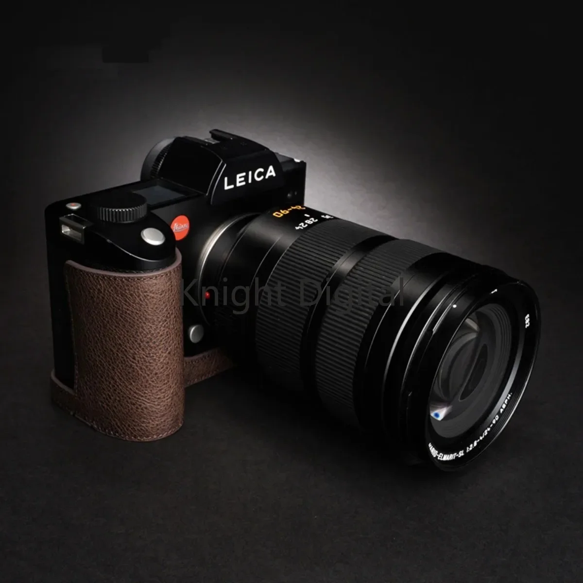 حقيبة كاميرا من الجلد الطبيعي الأصلي غطاء حماية قاعدة حزام الكتف حزام الرقبة لـ Leica SL Typ601 SL2 SL2S حقيبة ظهر للكاميرا