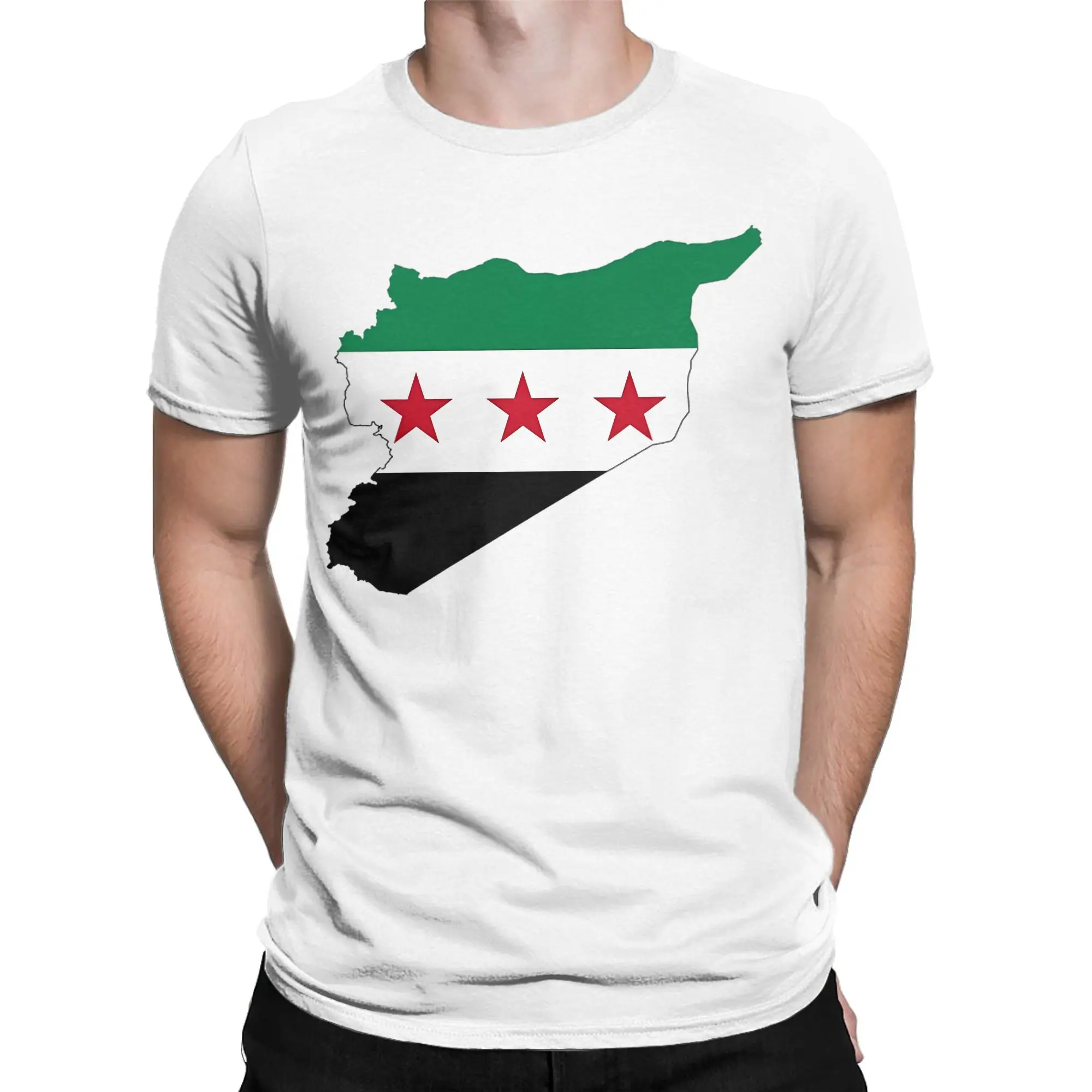 Syria Revolution Until Victory Tshirt For Men Women Cotton Clothes Hip Hop  Crewneck Short Sleeve