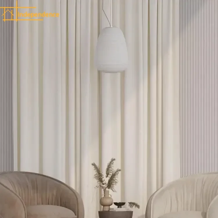 Fashion Curtains for Living Dining Room Bedroom Cream Royal Velvet Hotel Milk White American Gentle Window Luxury Blackout