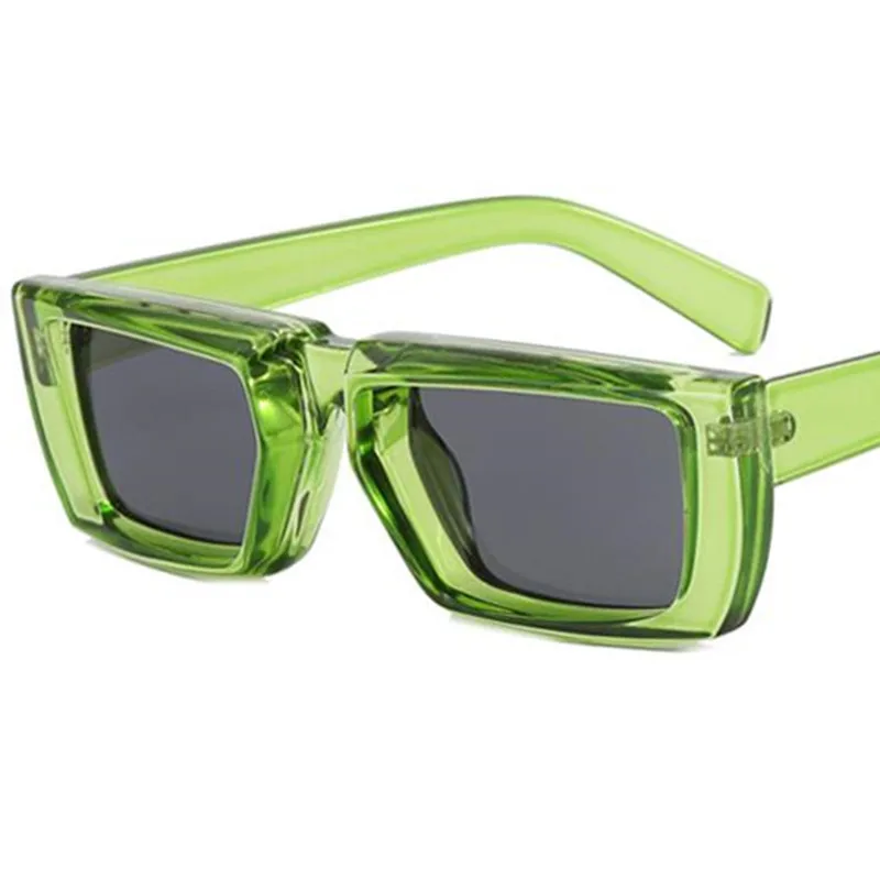 Moda óculos de sol masculino óculos de sol personalidade google anti-uv óculos alienígenas armação grossa ornamental