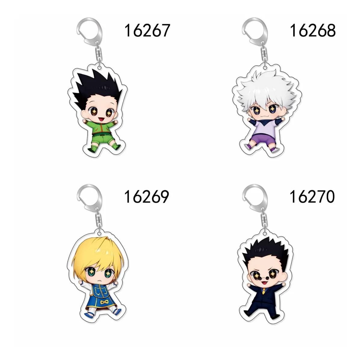 Anime GOODS Acrylic Keychain cute y2k Hunter × Hunter keychain for bag keys car key bag backpack collection display accessories