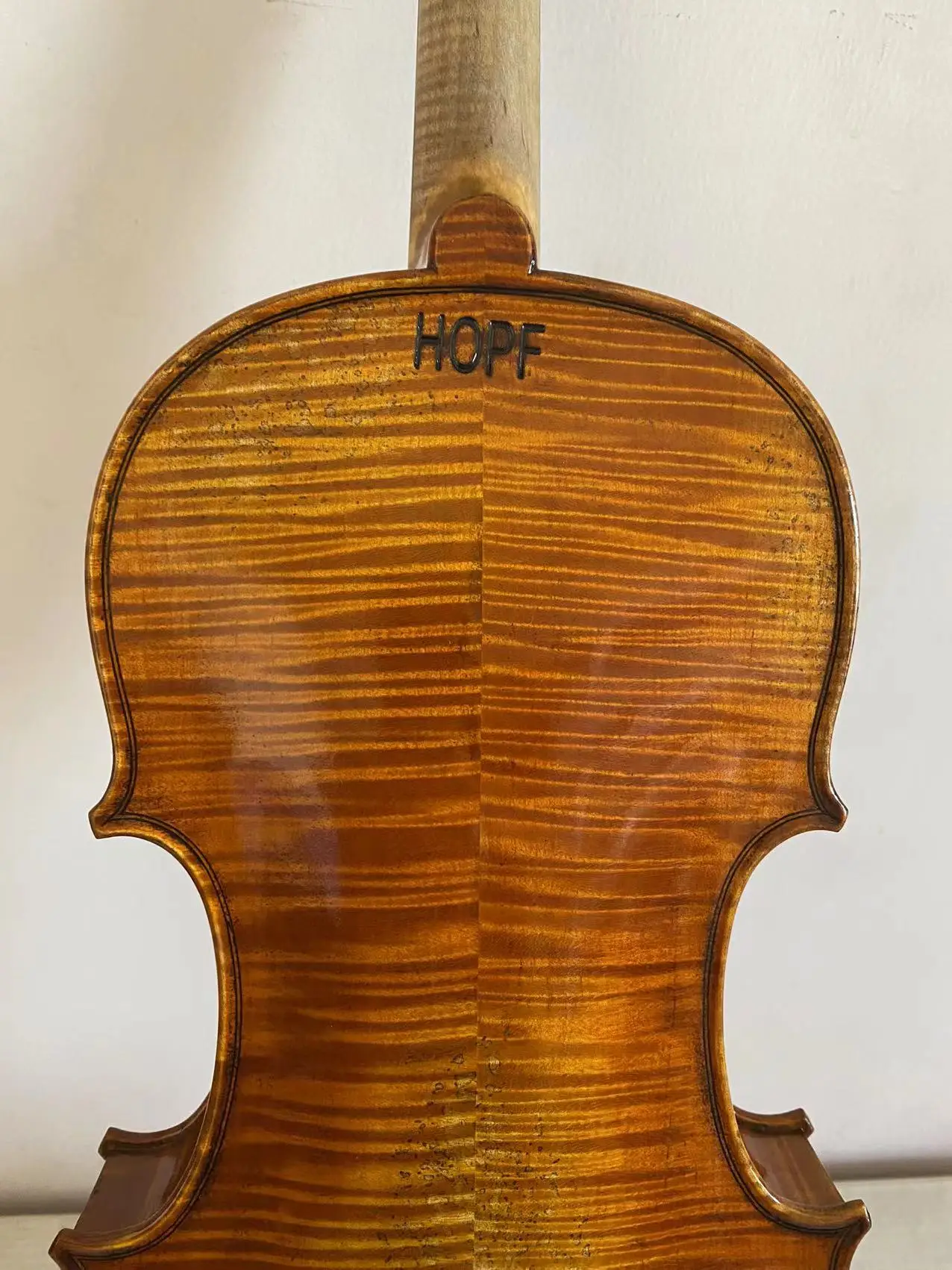 

4/4 size violin HOPF model old spruce top flamed maple back